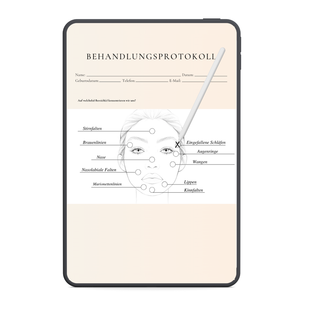 Botox & Dermale Filler Digitales Formularpaket