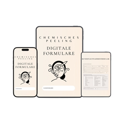 Chemisches Peeling Digitales Formularpaket