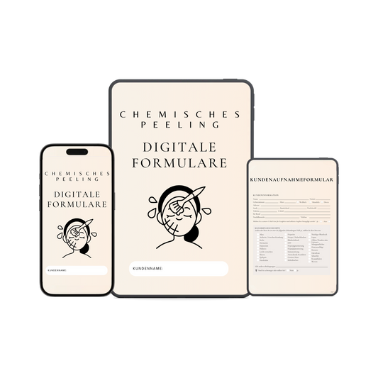Chemisches Peeling Digitales Formularpaket