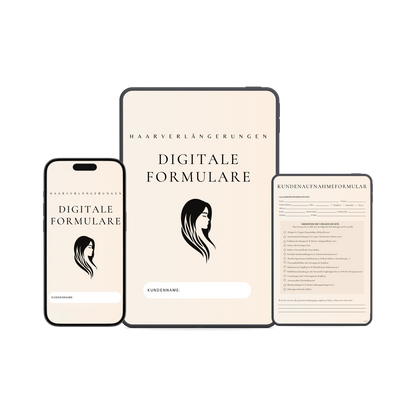 Haarverlängerung Digitales Formularpaket