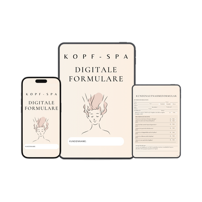 Kopf-Spa Digitales Formularpaket