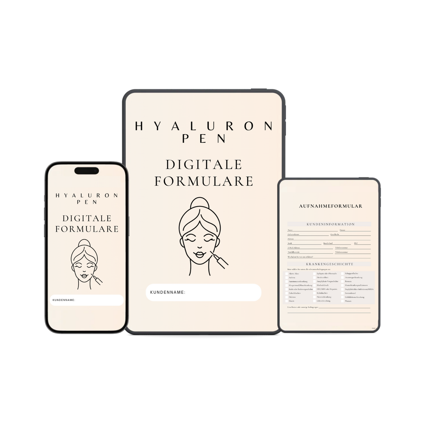 Hyaluron Pen Digitales Formularpaket