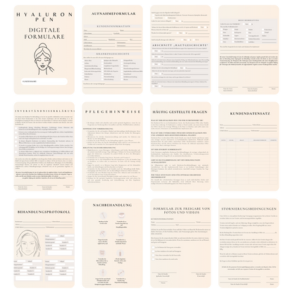 Hyaluron Pen Digitales Formularpaket