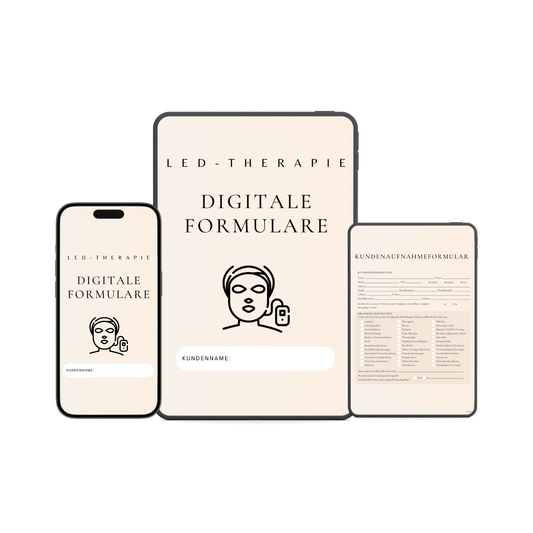 LED-Therapie Digitales Formularpaket