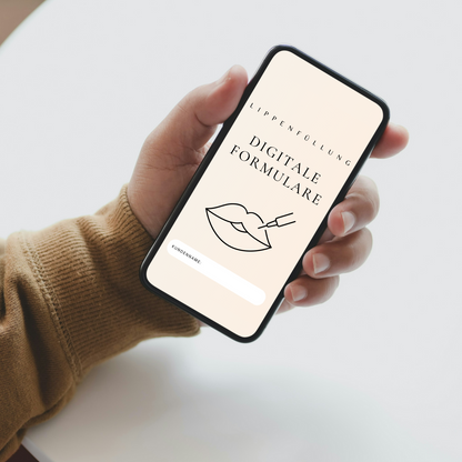 Lippenfüllung Digitales Formularpaket