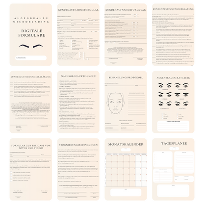 Microblading Digitales Formularpaket