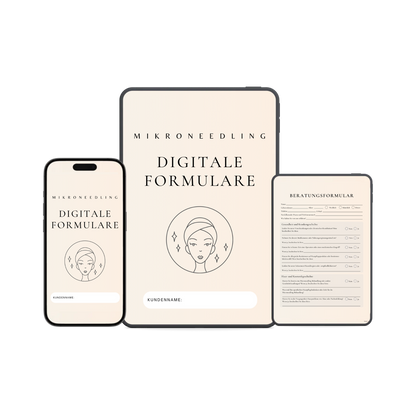 Mikroneedling Digitales Formularpaket