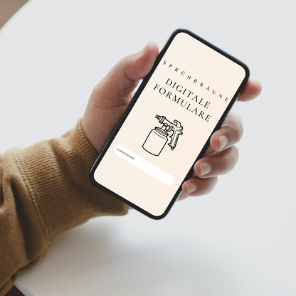 Sprühbräune Digitales Formularpaket