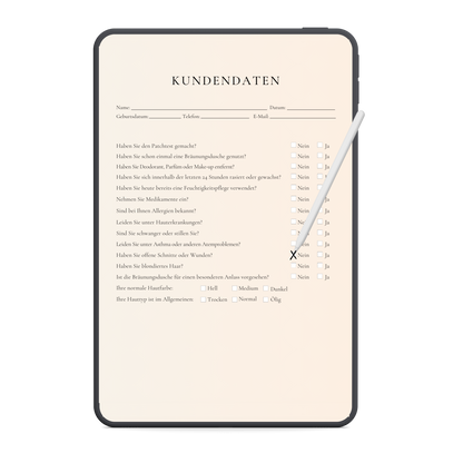 Sprühbräune Digitales Formularpaket