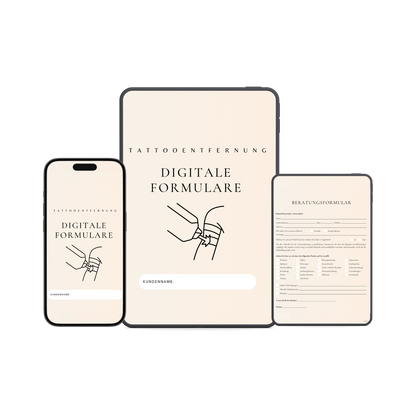 Tattooentfernung Digitales Formularpaket