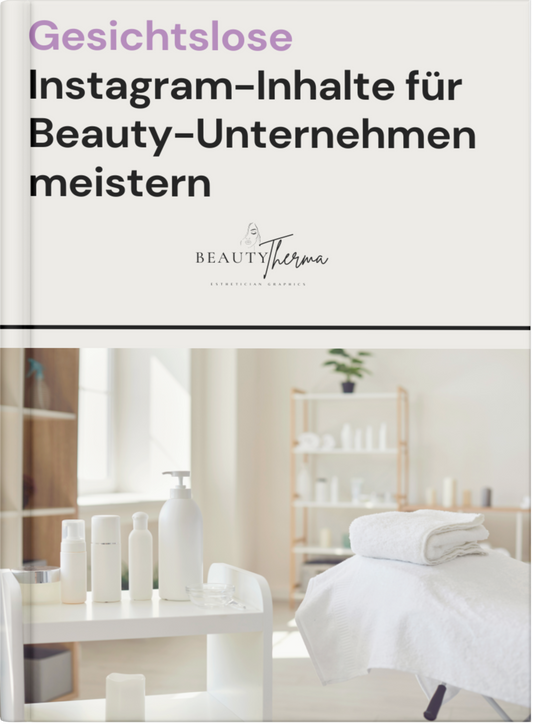 Gesichtslose Instagram-Inhalte für Unternehmen der Schönheitsbranche