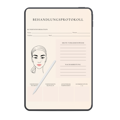 Permanent Make-up Digitales Formularpaket
